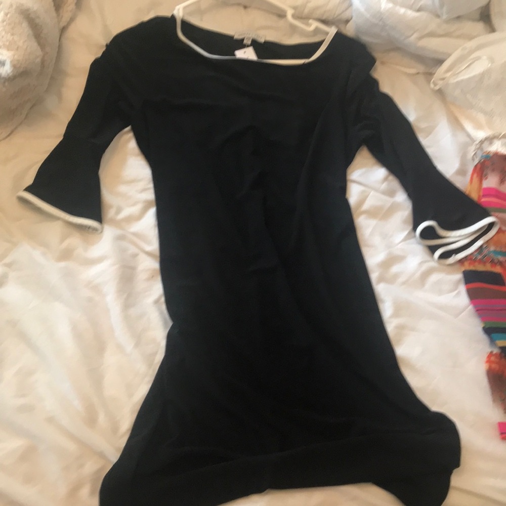 Black with white business dress
